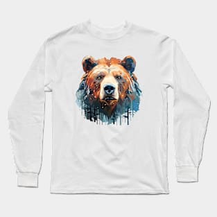 Grizzly Bear Animal World Wildlife Beauty Discovery Long Sleeve T-Shirt